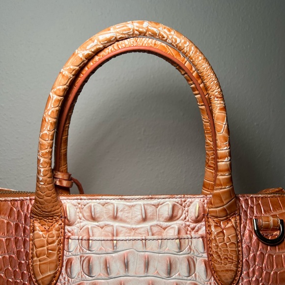 Brahmin Caroline Sherbert Ombré Melbourne Leather Satchel
